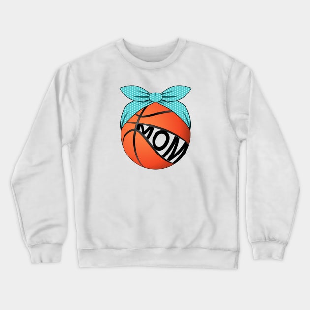 Basketball Mom Crewneck Sweatshirt by Designoholic